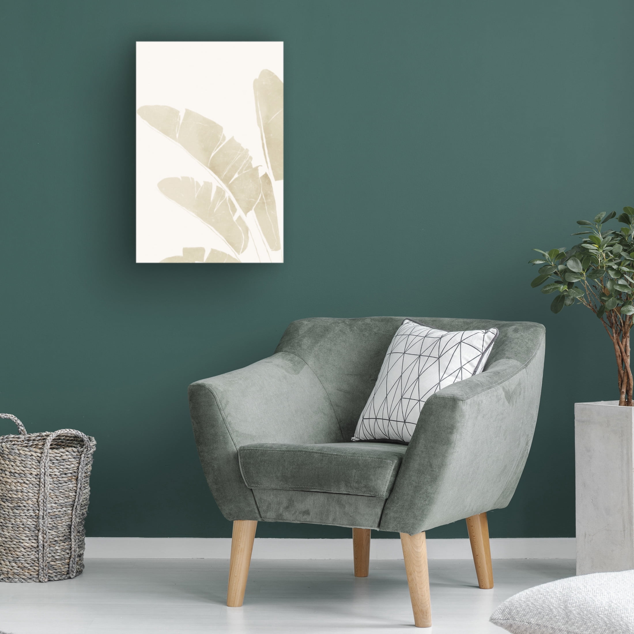 Canvas Wall Art - Yuyu Pont 'Neutral Tropico 4' Wall Art for Living Room, Bedroom, or Office Décor by Trademark Fine Art - 16 x 24 Inches