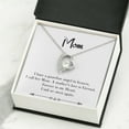 thumbnail image 4 of To Mom Remembrance Message Mother's Love is Eternal White Forever Necklace w Message Card, 4 of 8