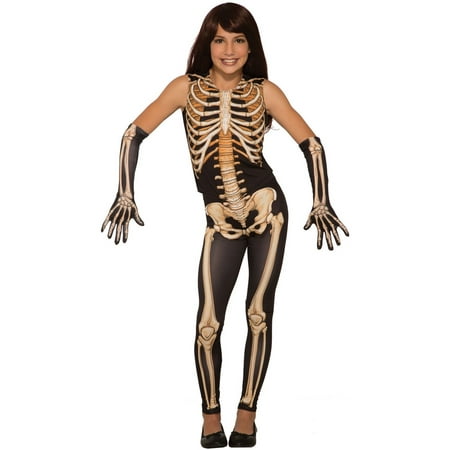 Girls Pretty Bones Halloween Costume