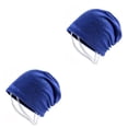 thumbnail image 4 of Sonducket Gorro holgado con diamantes de imitación para mujer, gorros de otoño e invierno, elegante gorro elástico para mujer, gorro cálido, Azul 2piezas, 4 of 6