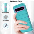 thumbnail image 6 of Asuwish Compatible with Google Pixel 6 Phone Case Hybrid Rugged Shockproof Hard Protective Drop Proof Full Body Heavy Duty Mobile Cell Cover for Pixel6 Pixle Six Women Men Green, 6 of 7