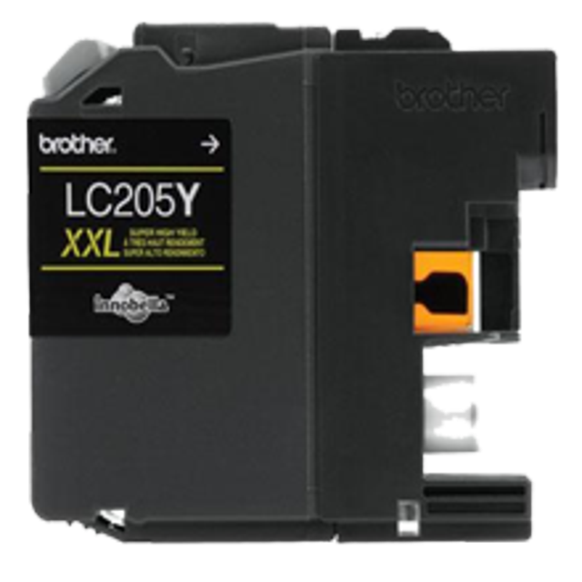 zoomtoner compatible pour Brother MFC-J4620DW Brother LC205Y-TTG Cartouche d'Encre / Jet d'Encre Rendement Extra Élevé Jaune