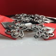 thumbnail image 2 of SWSMCLT Women's Dresses Fashion Summer Ladies Faux Leather Elastic Belt for Dress Graduation Hoco Homecoming Stretchy Thick Wide Stretch Belt with Metal Buckle Red One Size, 2 of 2