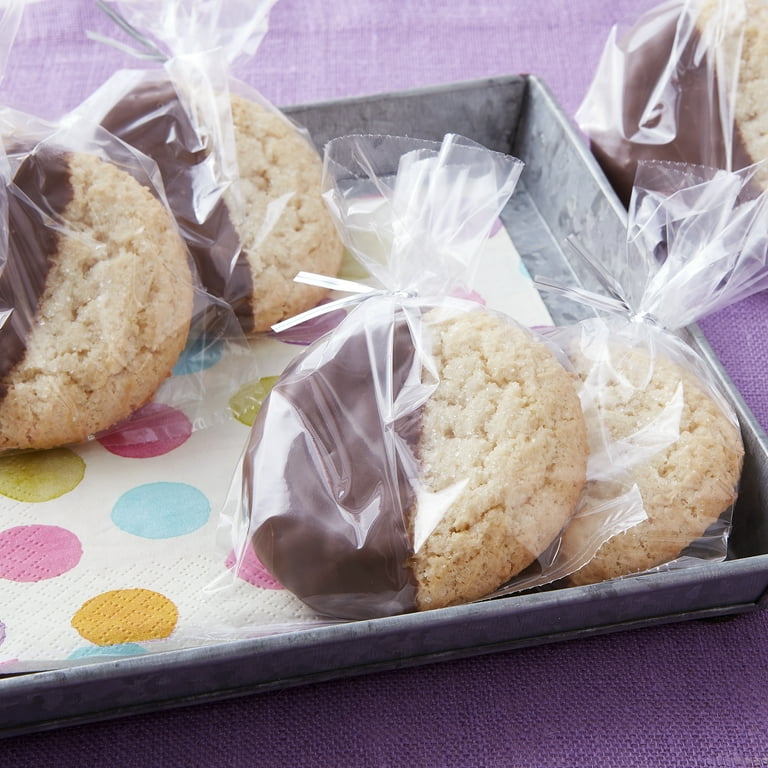 Wilton Treat Bags, Clear, 50 Ct For Cake Pops, Cookies, Brownies, And Other Tasty Gifts Or Goodie Bags