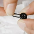 thumbnail image 2 of HLONK Rallonge de Boutons en Tissu 18 Pcs Rallonge de Boutons pour Chemise Habillée Homme Confortable Col à Nouer Extension de Col Noir, 2 of 14