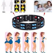 harmtty Therapy Bracelet Magnetic Adjustable Jewelry Anti-fatigue Electroplating Bracelet
