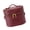 Wine red, variant on Oasiva Portable Cosmetic Case Deep Lid Space Zippered Makeup Bag for Women Travel Use