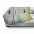 thumbnail image 3 of Abstract Soft Flannel Fleece Throw Blanket, Daisy Flowers in Different Featured Framed Saturated Image, Cozy Plush for Indoor and Outdoor Use, 50" x 60", Avocado Green Turquoise, by Ambesonne, 3 of 6