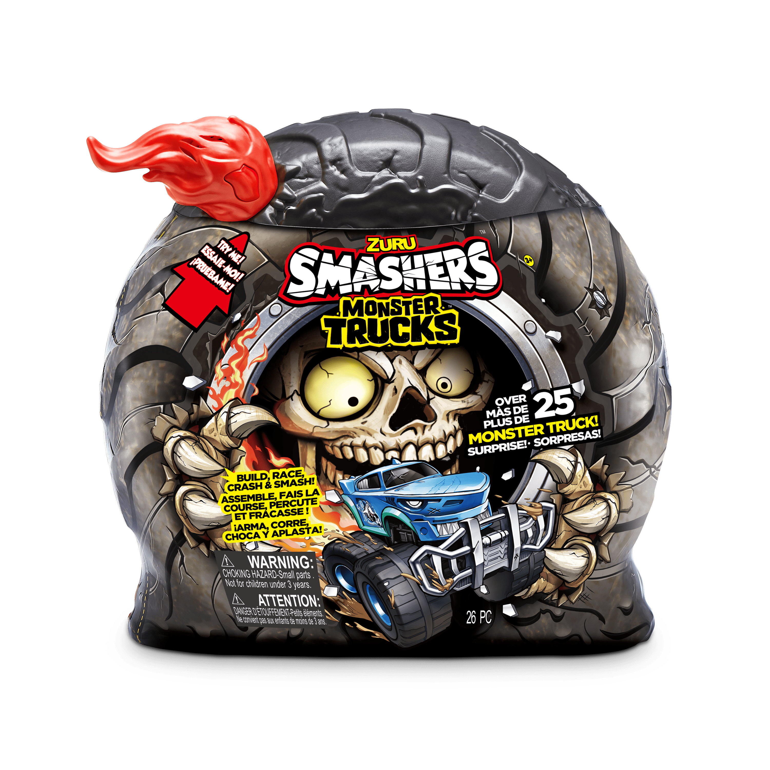 Smashers Monster Wheels Mystery Pack: Build, Race and Smash