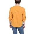 thumbnail image 3 of NY Collection Missy Long Tab-Sleeve Blouse With Pockets, 3 of 4