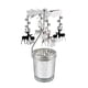 thumbnail image 4 of Portavelas giratorio elegante Macarena 2 piezas Metal vidrio, 4 of 8