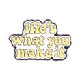 thumbnail image 1 of Broche de aleación con letras que añade personalidad a la tendencia de la palabra con un emoticono, 1 of 5