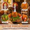 thumbnail image 5 of Qwtwty 23 Inch Porch Goose Clothes for Thanksgiving, Lawn Goose Decorative Outfit for Halloween Thanksgiving Outdoor Patio Yard Garden Decor, 5 of 7