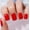 A, variant on Press on Nails Short Square French Fake Nail Glossy False Nails with Gradient Designs Glossy Purple Black  Nails Full Cover Stick on Nails for Women 24 Pcs