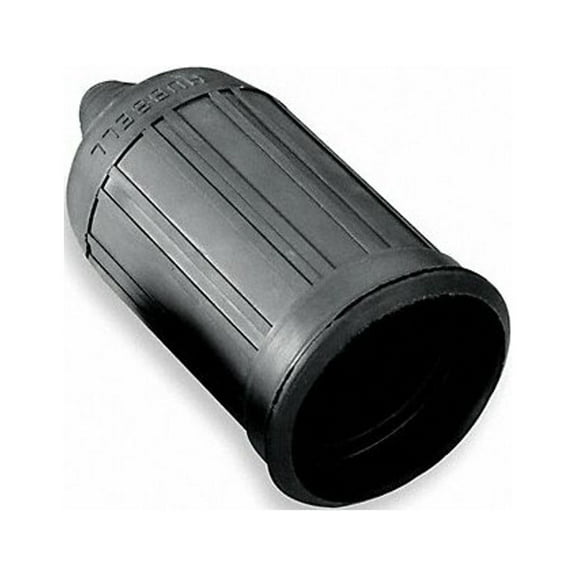 Hubbell Wiring Device-Kellems WP Boot,Black,15A,2 and 3-Wire Devices HBL6024