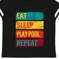 thumbnail image 4 of Inktastic Billiards Eat Sleep Play Pool Repeat Boys or Girls Toddler T-Shirt, 4 of 5