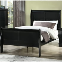 Brown Cherry Colored Twin Size Solid Wood Bed With Metal Drawer Slides And Bottom Analyses Finish, Glides Comfortable Headboard