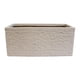 thumbnail image 1 of Jardinera Rectangular AGBOX Efecto Ladrillo Beige Resistente y Estilizada, 1 of 4