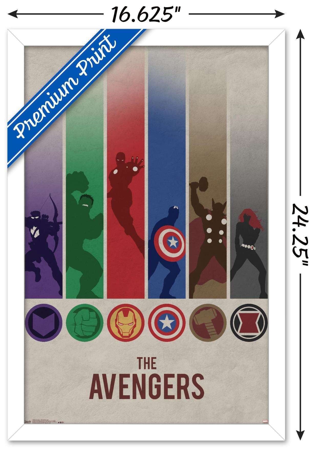 Marvel Comics - Avengers - Minimalist Logo Poster