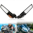 thumbnail image 1 of compatible Suzuki GSXR 600 750 1000 GSX1300R GSX650F GSX-R Motorcycle Mirror Modified Wind Wing Adjustable Rotating Rearview Mirror Newway CPDD, 1 of 5