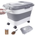 thumbnail image 1 of Recipiente de almacenamiento de comida para perros DDMOMMY de 10 kg con cuchara y tazón, 1 of 9