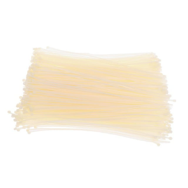 500 PCS Heavy Duty Self Locking Nylon Cable Zip Tie Cord Correa Blanco 4 * 300 mm 4 × 300 mm Baoblaze Correas de cremallera de cable de nylon