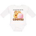 thumbnail image 3 of Inktastic I'm Just Here for the Cookies Boys or Girls Long Sleeve Baby Bodysuit, 3 of 5