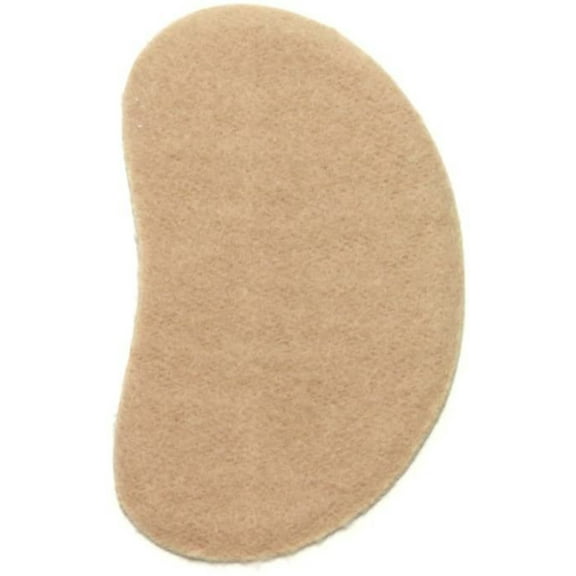 Premium Adhesive Moleskin Kidney Metatarsal Pads - 3.5" - 100 Pieces