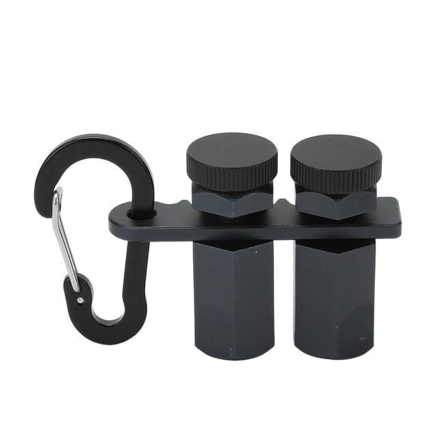 Calibre de escalera de aleación de aluminio, calibre plano hexagonal con tornillo de mariposa para escuadra de enmarcado y viga, color negro