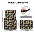 thumbnail image 5 of Naloa Cute Dogs Corgi Car Foot Mat Set of 4 Pieces - Universal Floor Liner Neoprene Full Set Floor Mats for Cars Trucks SUV, 5 of 7