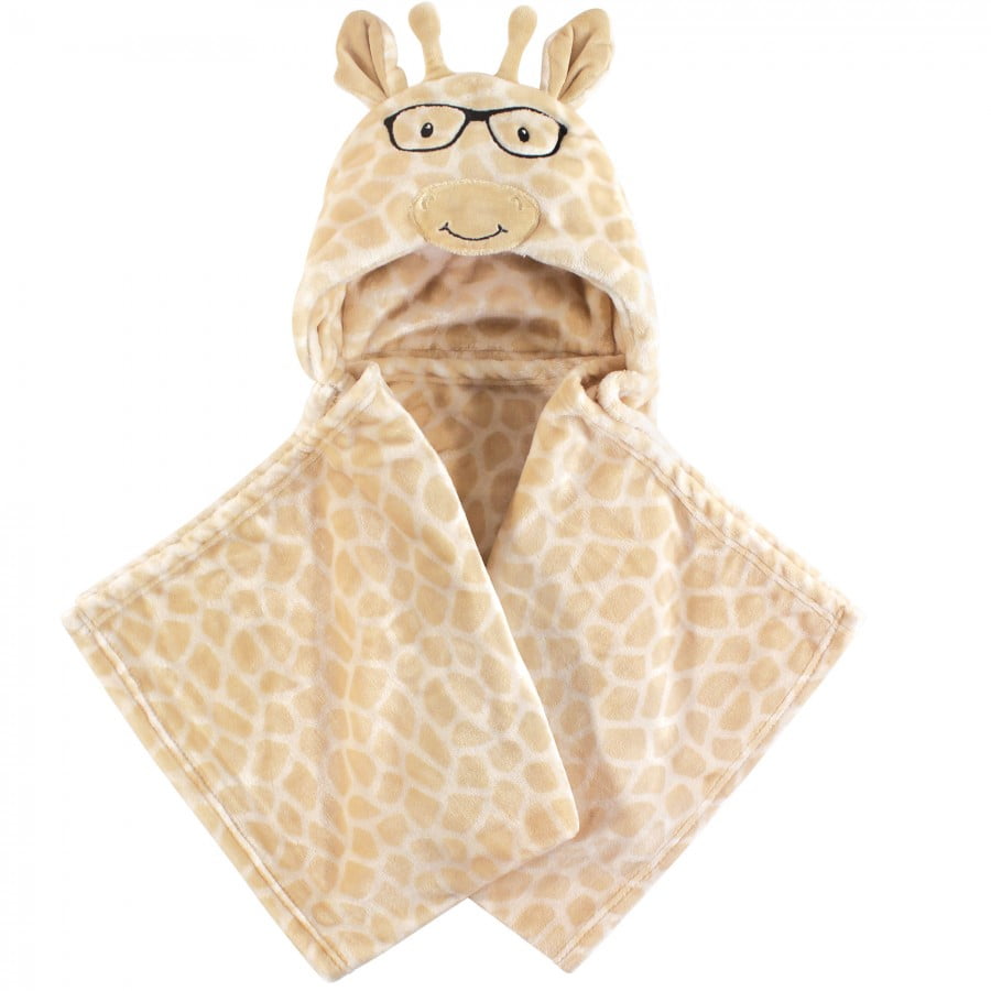 Hudson Baby Animal Face Hooded Towel, Miss Ladybug, Una | Meses sin