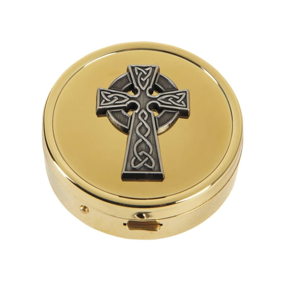 Religious, Church & Catholic Gifts, 3pc Celtic Cross PYX - 3/pk
