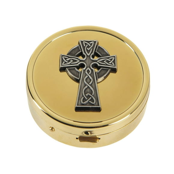 Religious, Church & Catholic Gifts, 3pc Celtic Cross PYX - 3/pk