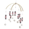 thumbnail image 3 of Wind Chime kids children room Cuna Artesanía Decorativa Juguete Jardín Decoración para - Púrpura, 60x20cm Rosa y gris perfecl Carillón de viento decorativo, 3 of 8