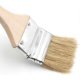 thumbnail image 3 of Brush Head Width 25mm/1 inch Long Wood Handle Metal Ferrule Bent Paint Brush Radiator Brush Beige 704#(2Pcs), 3 of 4