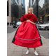 thumbnail image 1 of Abrigo de tres piezas de una pieza para mujer nuevo estilo largo desmontable forro de lana a la moda Chaqueta de algodón cálida ropa de trabajo, 1 of 6