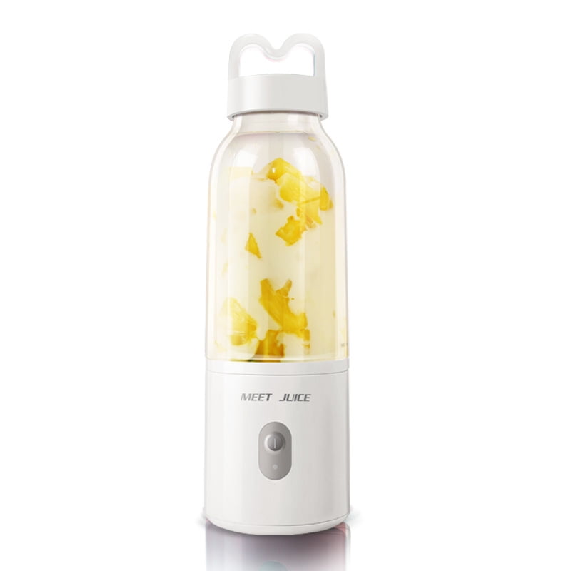 Jinsinto Mini Blender for Smoothie, Portable Rechargeable Fruit Blender with USB, Milkshake, Fruit Juice, 500ml Portable Blender for Sports and Travel, Bpa Free