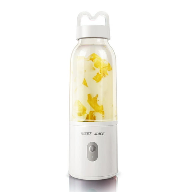 Mini licuadora para batidos, licuadora de frutas recargable portátil con USB, batido, jugo de frutas, licuadora portátil de 500 ml para deportes y viajes, sin Bpa TUNC Sencillez