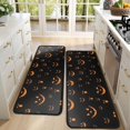 thumbnail image 4 of Kitchen Rugs Sets Of 2,Black Halloween Pumpkin Faces Anti Fatigue Kitchen Mat Rugs Non Slip Washable,Decorative Kitchen Floor Mats for Kitchen,Sink,Laundry,17"x47"+17"x47", 4 of 5