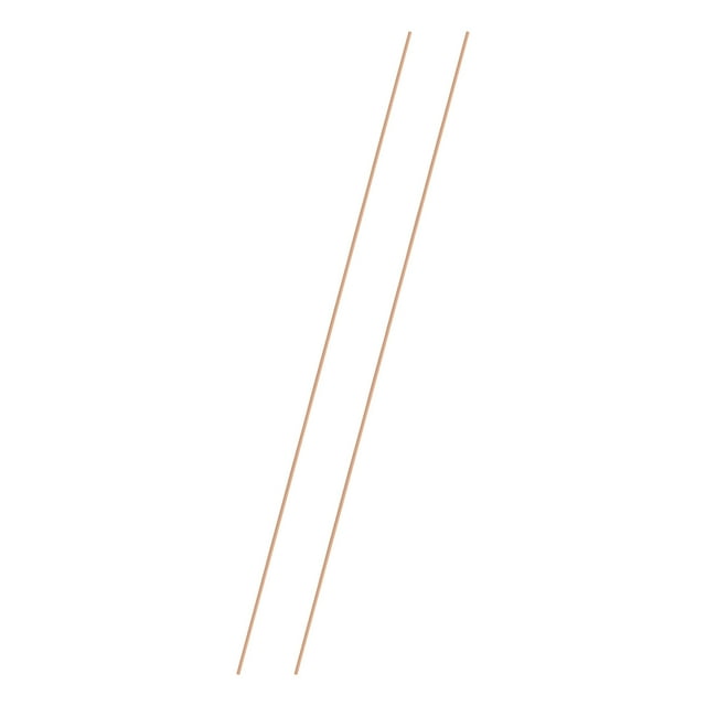 Uxcell Lot de 2 Tige Ronde en Cuivre 1.5mm x 300mm T2 Stock de Cuivre