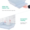 thumbnail image 6 of BestPet 39" Roof Large Flying Parrot Cage, Medium Size, Ideal for Parrots & Canaries, White, 6 of 7