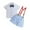 Blue, variant on THDHVS Boys Suit,Boys Summer Outfits,Boys' Fashion Bow Short Sleeve Collar Shirt Strap Shorts Two Piece Boy's Formal Suit Sky Blue 4-5 Years