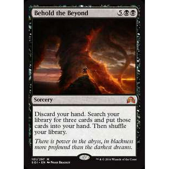 MtG Shadows Over Innistrad Mythic Rare Behold the Beyond (Foil) #101