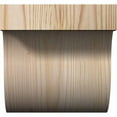 thumbnail image 2 of 6"W x 6"D x 6"H Del Monte Rough Sawn Corbel, Douglas Fir, 2 of 9