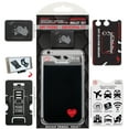 thumbnail image 4 of Gecko Travel Tech Phone Wallet - Stick On Card Holder Wallet for Cell Phones - Adhesive Card Pocket - HEART, 4 of 6