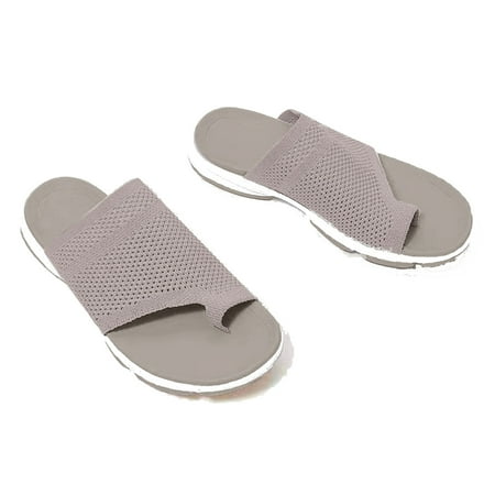 

Staron Women Ankle Strap Summer Slide Sandals Flats Flip-Flops Shose