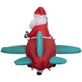 thumbnail image 3 of Airblown® Animated Santa in Vintage Airplane 61" Inflatable Christmas Outdoor Yard Decor, 3 of 5