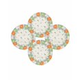 thumbnail image 7 of 15 Inch Round Placemats Set of 4, Thanksgiving Pumpkins Non Slip Heat Insulation PP Table Mats, Fall Eucalyptus Rustic Leaves Vintage Washable Place Mats for Kitchen Dining Party Table Decor, 7 of 7