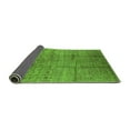 thumbnail image 2 of Ahgly Company Indoor Square Solid Green Modern Area Rugs, 8' Square, 2 of 4