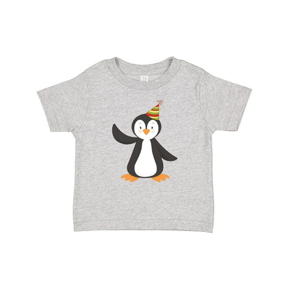 Inktastic Cute Penguin, Baby Penguin, Penguin with Party Hat Boys or Girls Baby T-Shirt